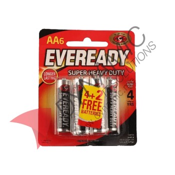 Eveready Battery AA 1.5V (6 pcs)