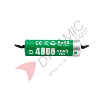 Battery 3.7V Li-ion Rechargeable 4800mWh