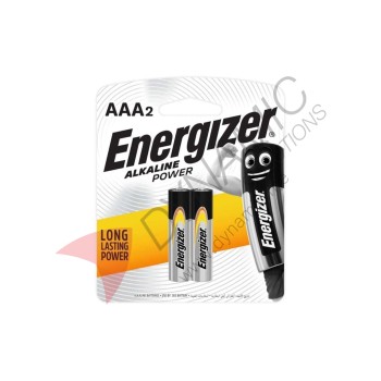 Energizer Alkaline power AAA 1.5V (2pcs)