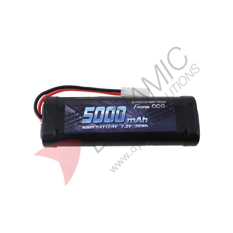 Battery 5000mAh 7.2V NIMH with Tamiya Plug