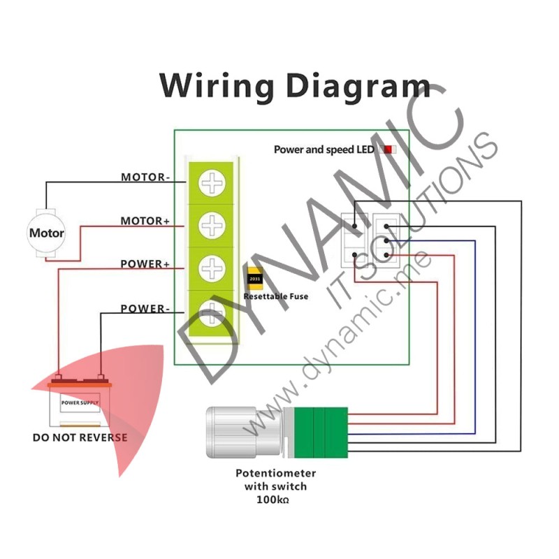 DC Motor Speed Controller Module 2A DC Motor Speed Controller Module 2A