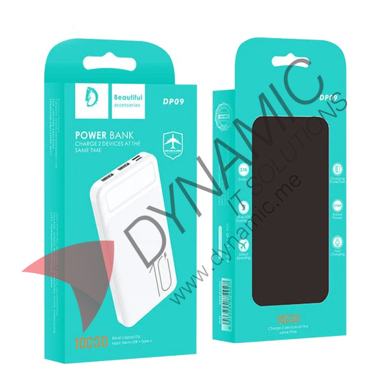 Power Bank 10000mAh DP09 Power Bank 10000mAh DP09