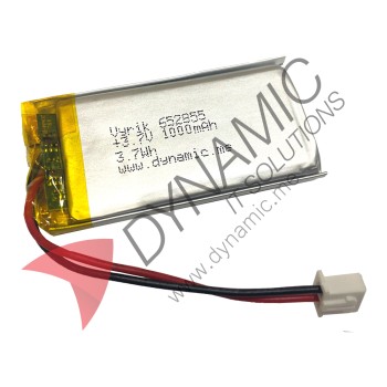 Lithium Polymer Rechargeable Battery 3.7V 652855 1000 mAh (with PCM) Lithium Polymer Rechargeable Battery 3.7V 652855 1000 mAh (with PCM)
