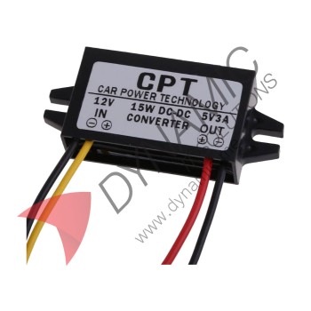 DC/DC Buck Converter Regulator 12V to 5V 3A 15W