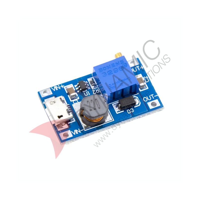 DC-DC Step Up 28V 2A with Micro USB - XY-016