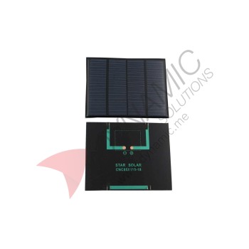 Solar Panel 18V 1.5W 115x85mm