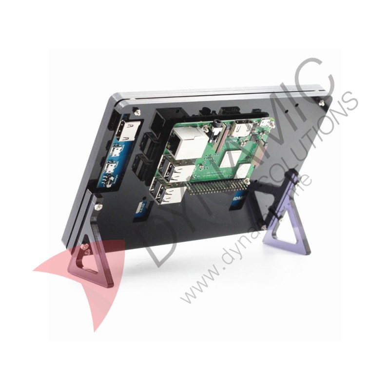 Raspberry PI 4/5 Touch Screen Acrylic Case for 7 Inch Display