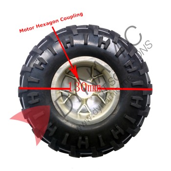 Car Wheel Tyre (130mm)