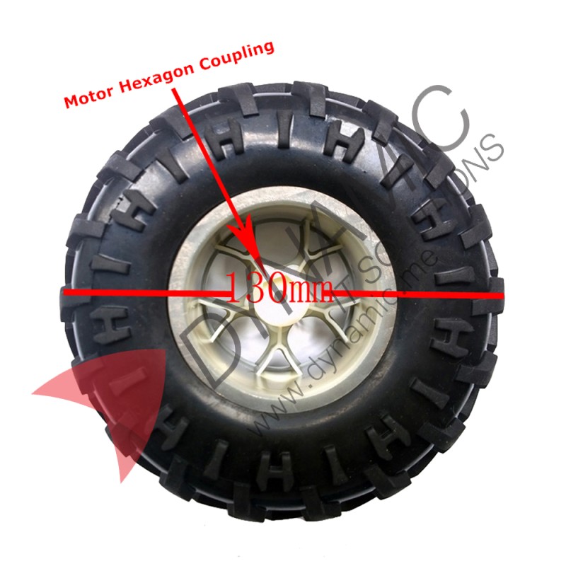Car Wheel Tyre (130mm)