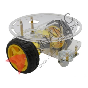 Robot Car 2 Wheel Double Deck (Small Board)