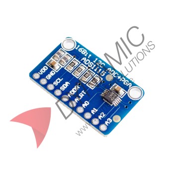 ADS1115 16-Bit ADC - 4 Chan with Programmable Gain ADS1115 16-Bit ADC - 4 Chan with Programmable Gain