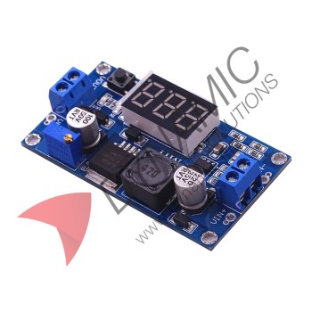 XL6009 DC-DC Adjustable Boost 4.5- 32V To 5-52V With Voltmeter