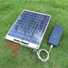 Flexible Solar Panel 20W for Camping (Dual USB, Type-C, Alligator)