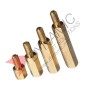Hexagonal Stud Spacer Hollow Pillars Female-Male