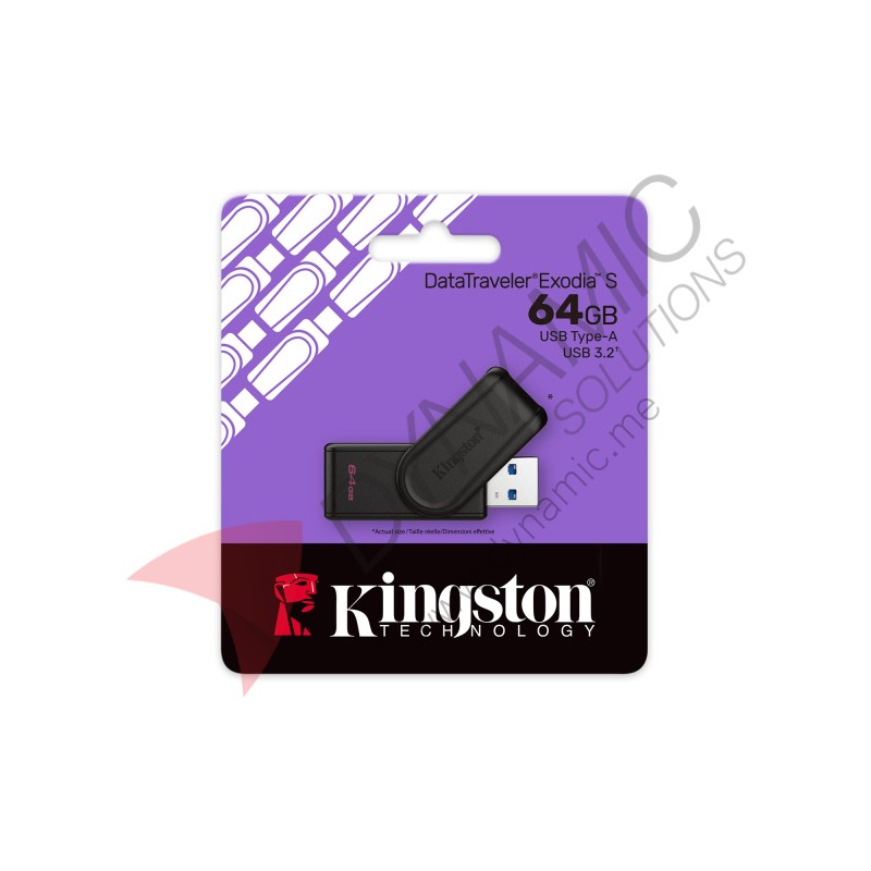 Kingston DataTraveler Exodia 64GB USB 3.2 - DTXS/64GB Kingston DataTraveler Exodia 64GB USB 3.2 - DTXS/64GB