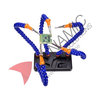 Aluminum Base Soldering Station 5 Hands Flexible Hose