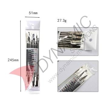 Thin Blades IC CPU Glue Remover Repair Tool Kit (8 pcs)