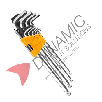 Ingco Ball Point Hex Key 9 Pcs 12092 Ingco Ball Point Hex Key 9 Pcs 12092