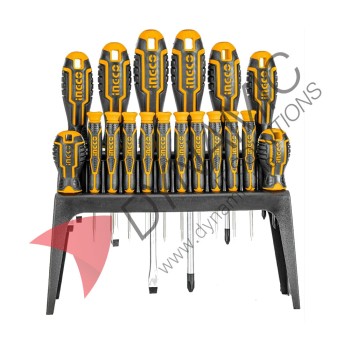 Ingco 18 Pcs Screwdriver Set Stand 1828 Ingco 18 Pcs Screwdriver Set Stand 1828