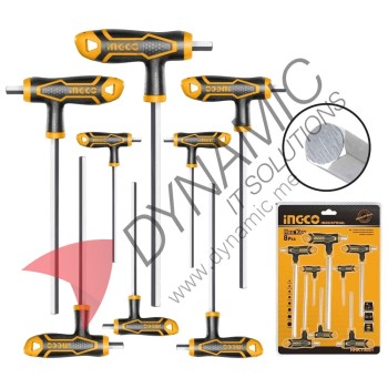 Ingco 8PCS T-Handle Hex Wrench Set 8081 Ingco 8PCS T-Handle Hex Wrench Set 8081