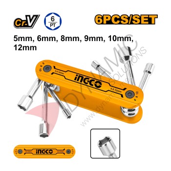 Ingco Folding Nut Driver Set 6pcs HFND0601 Ingco Folding Nut Driver Set 6pcs HFND0601
