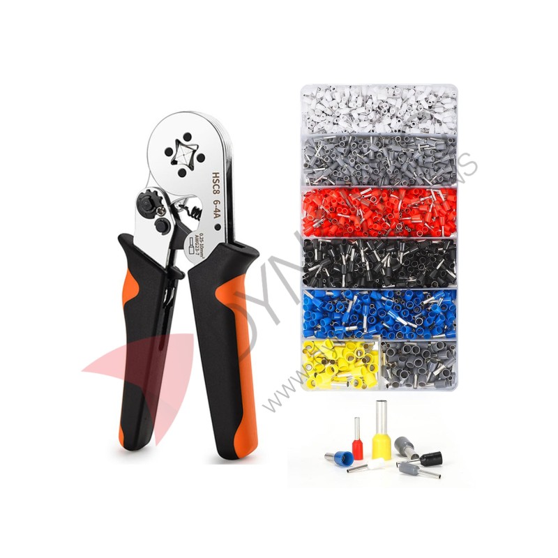 Ferrule Crimping Tool Kit HSC8 6-4 with 2000pcs Ferrule Crimping Tool Kit HSC8 6-4 with 2000pcs