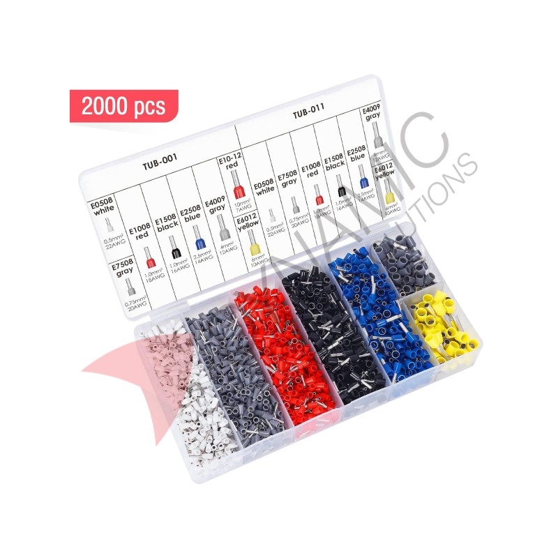 Ferrule Crimping Tool Kit HSC8 6-4 with 2000pcs Ferrule Crimping Tool Kit HSC8 6-4 with 2000pcs