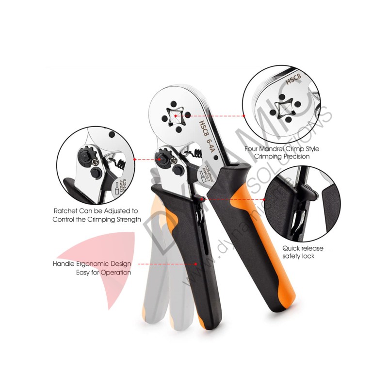 Ferrule Crimping Tool Kit HSC8 6-4 with 2000pcs Ferrule Crimping Tool Kit HSC8 6-4 with 2000pcs