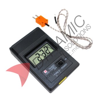 K Type Thermometer + Thermocouple Probe TM-902C (Battery Incl.)