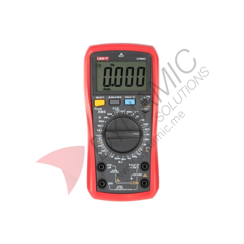 UT890C True RMS Digital Multimeter 6000 Count
