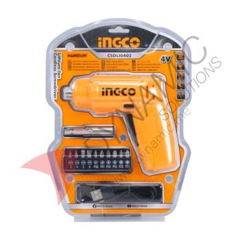 Ingco Li-Ion Cordless Screwdriver 4V 0402