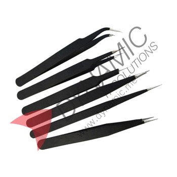 Stainless Steel Tweezers (6 Pcs)