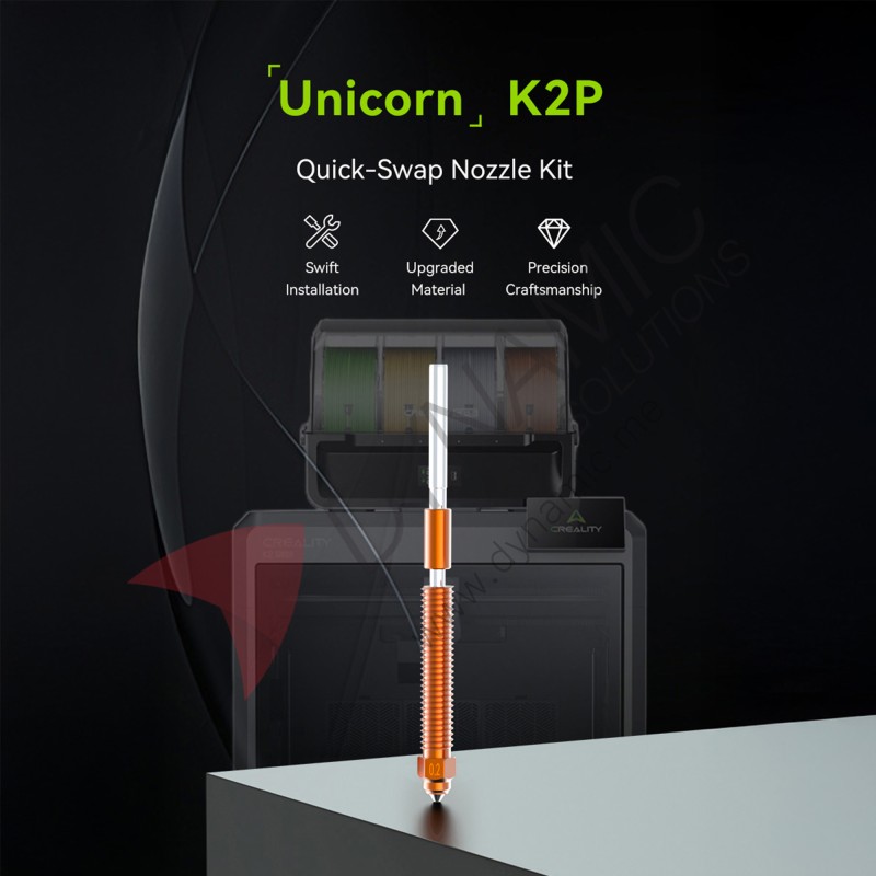 Creality Unicorn K2P Quick-Swap Nozzle-0.2mm (4008030090)