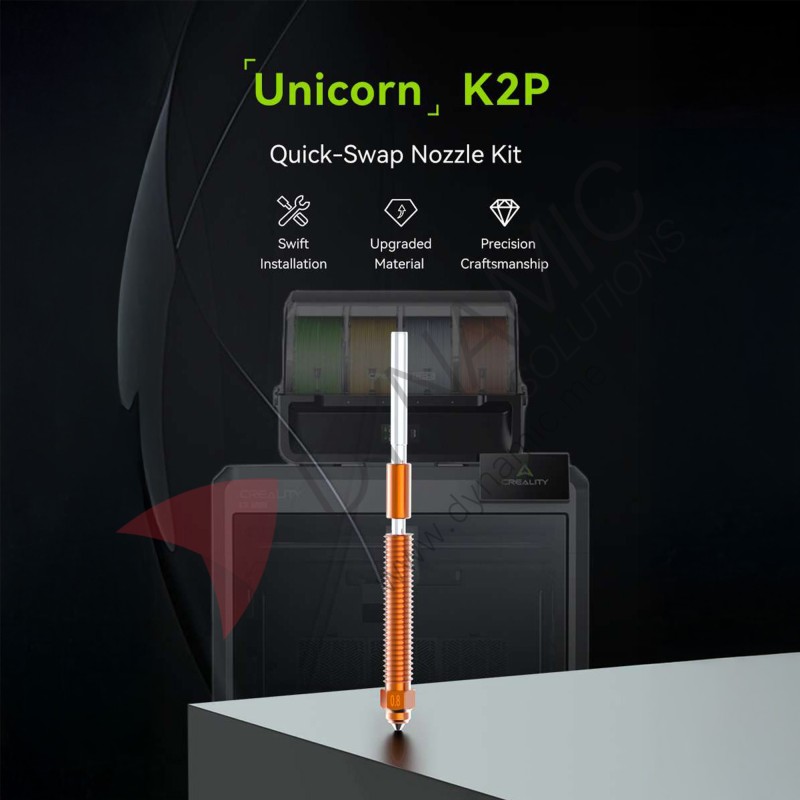 Creality Unicorn K2P Quick-Swap Nozzle-0.8mm (4008030091)