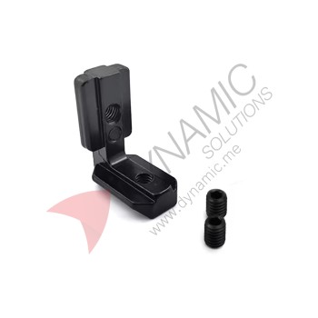 4040 Black T-Slot L-Shape Interior Corner Connector 40EU-M6