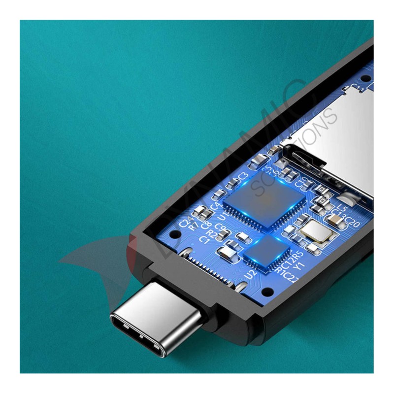 UGreen 2-in-1 USB-C & USB 3.0 SD/TF Card Reader (CM304 80191)